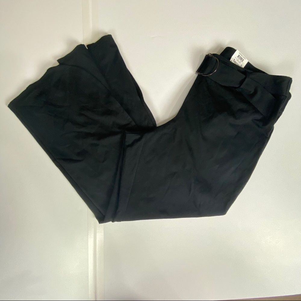 NWT Sz 22W deep black regular boot leg pant
